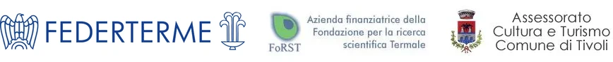 Federterme, FoRST — Fondazione per la ricerca scientifica termale, Assessorato Cultura e Turismo del Comune di Tivoli